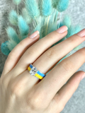 Серебряное кольцо Ukraine